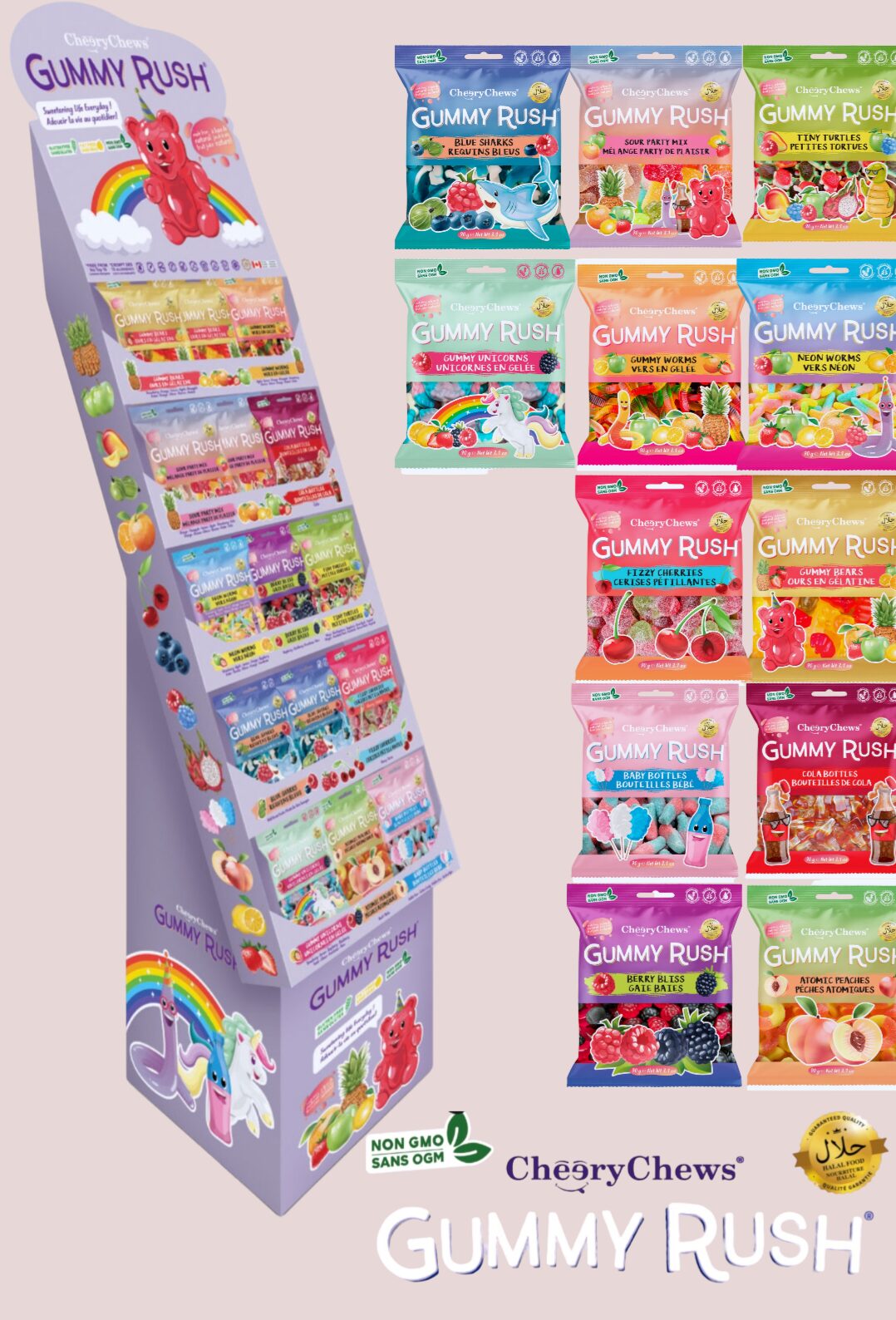 Gummy Rush 90G 120 PCS