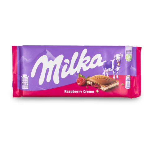 Milka Raspberry Creme 100g x22.