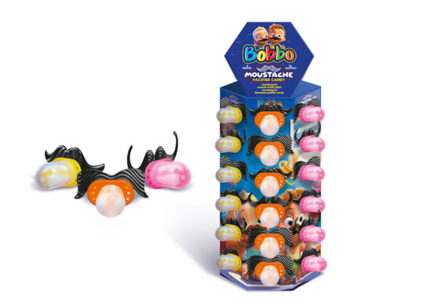 Bobbo Moustache Pacifier Tutti Frutti 14g x60