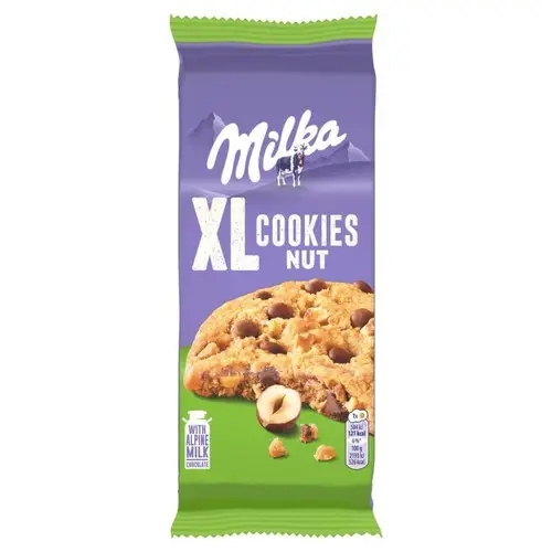 Milka XL Cookies Nuts 184g x10.