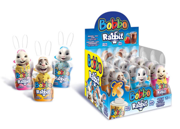Bobbo Rabbit Fruit Candy 32g – 12 Pack
