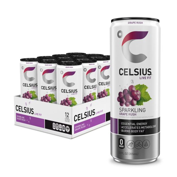 Celsius Grape Rush (12-pack)