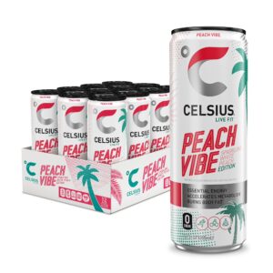 Celsius Peach Vibe 12oz (12-pack)