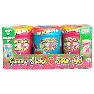 Coco Candy Gummy Stick & sour gel 90g Box x12