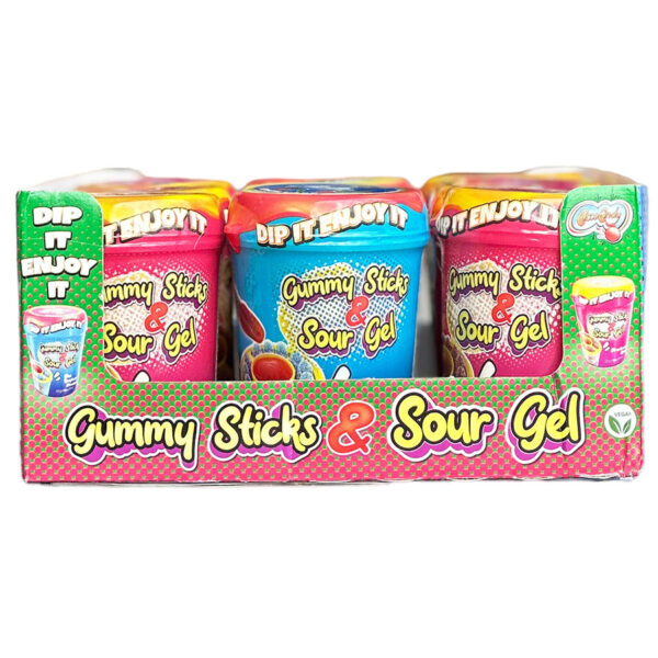 Coco Candy Gummy Stick & sour gel 90g Box x12