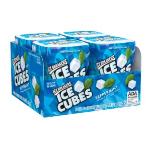 Ice Breakers Peppermint Gum x4