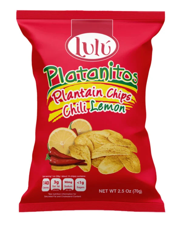 Lulu Plantain Chips Chili Lemon – Pack of 30