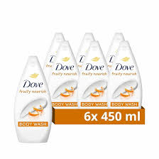 Dove Fruity Nourish Shower Gel, 450 ml x 6