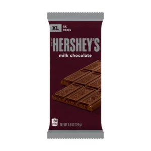Hershey's Barra Extra Grande de Chocolate con Leche Barras de 4.4 Onzas (Pack de 12)