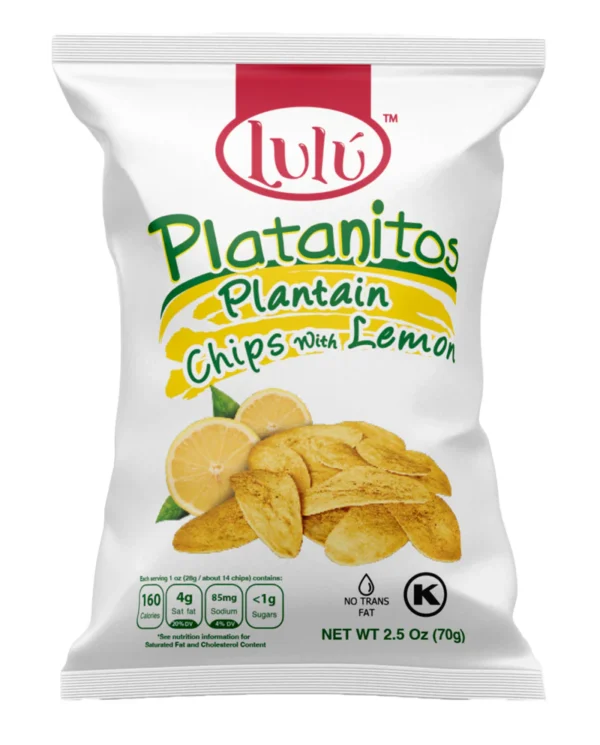 Lulu Plantain Chips Lemon X30
