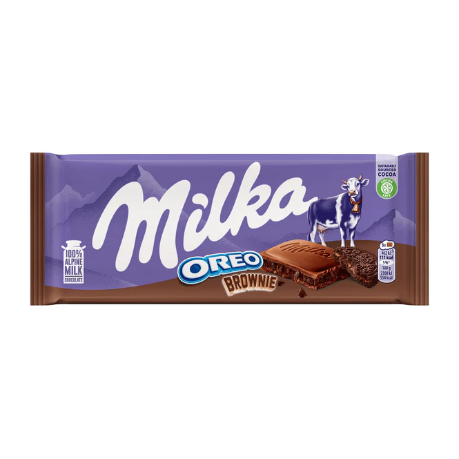 Milka Oreo Brownie 100g x22.