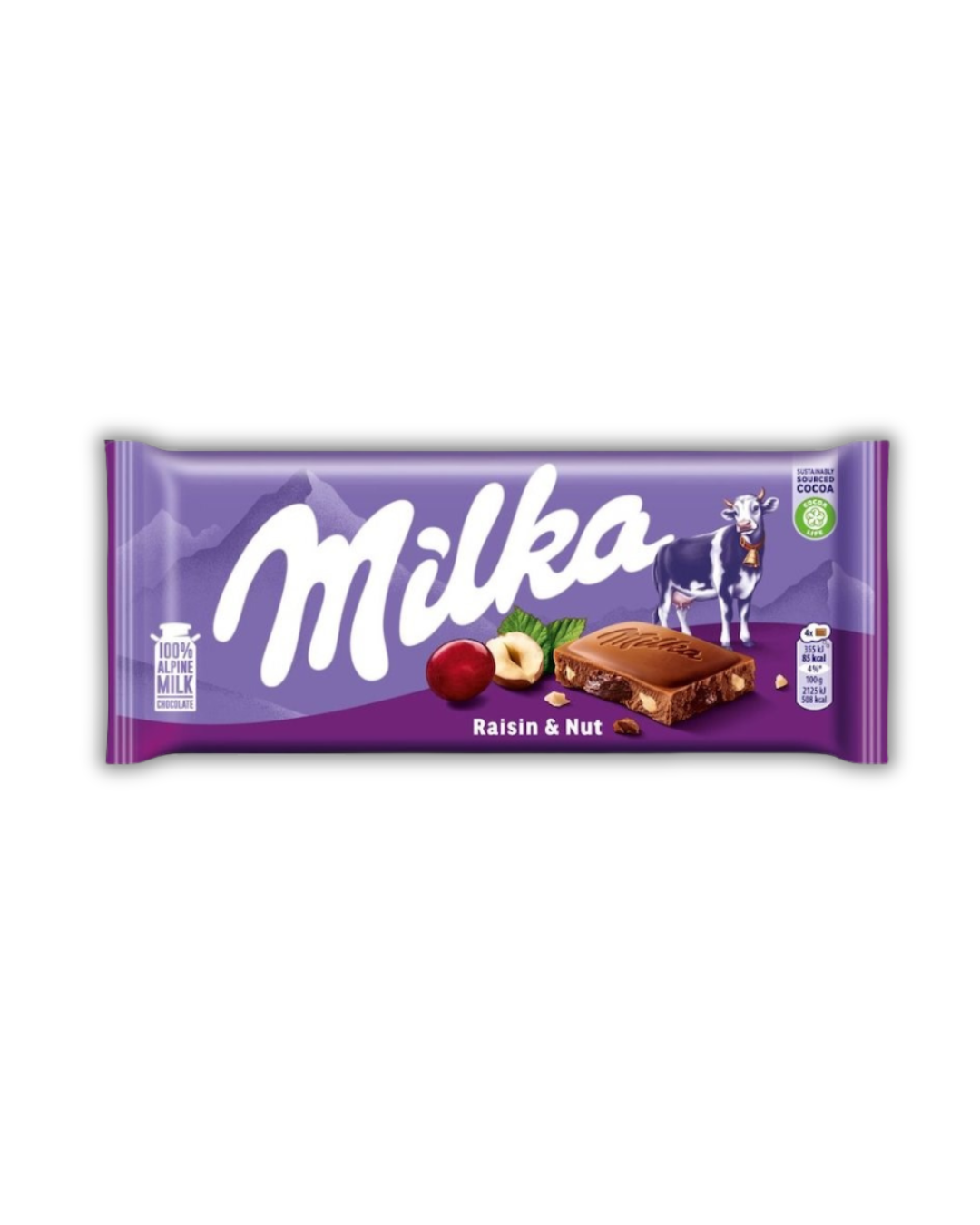 Milka Raisin and Nuts 100g x22.