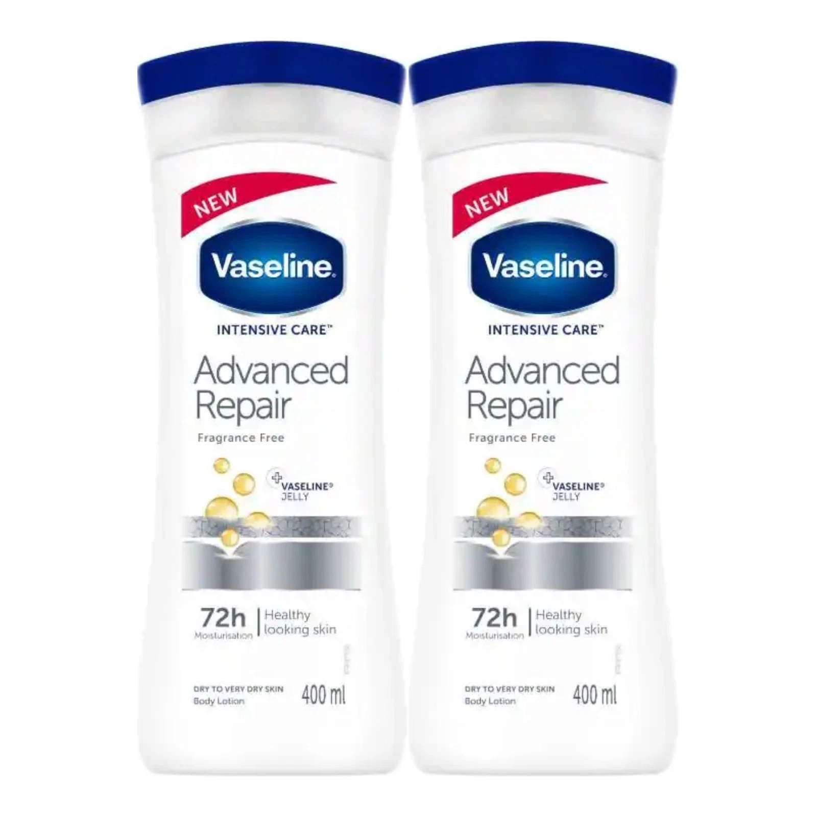 Vaseline Advanced Repair Fragrance-Free Body Lotion 400ml x6