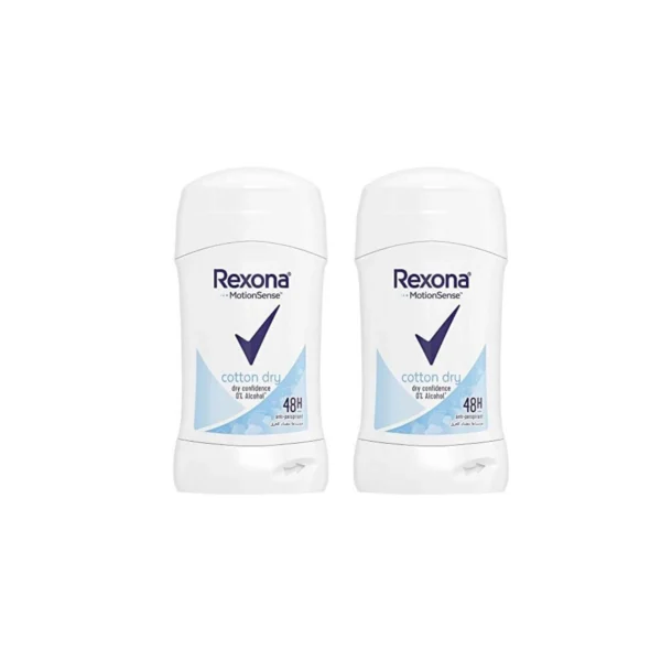Rexona Cotton Dry Antiperspirant Stick 40g-Pack of 6