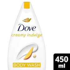Dove Creamy Indulge Body Wash Shower Gel 450 ml x 6.