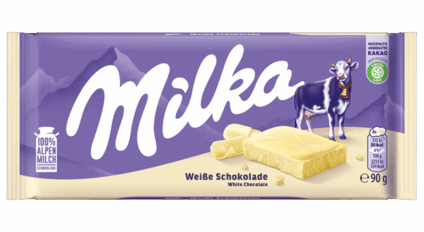 Milka White 90gm x 24