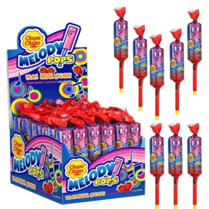 Chupa Chups Melody Pops - Strawberry 15g x48