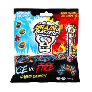 Brain Blasterz Ice vs Fire Candy Bag 12x100gr